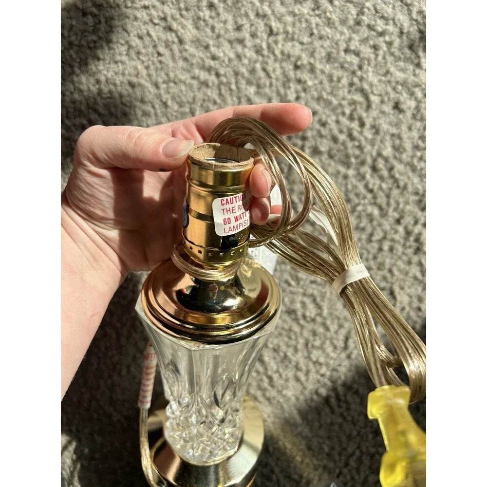 Mark One, Ltd. Crystal Table Lamp Base ONLY